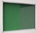 Vitrinas Interior 926x661mm Feltro Exhibit Verde